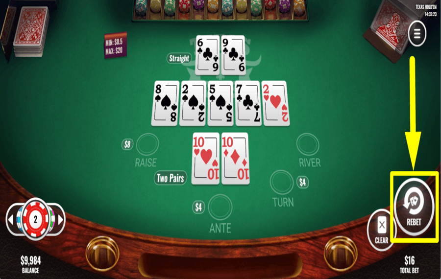 Texas Hold Em JOUEZ À NOUVEAU !