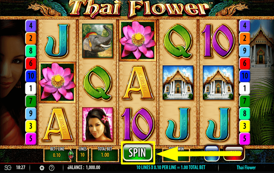 Thai Flower SPIN TO WIN.