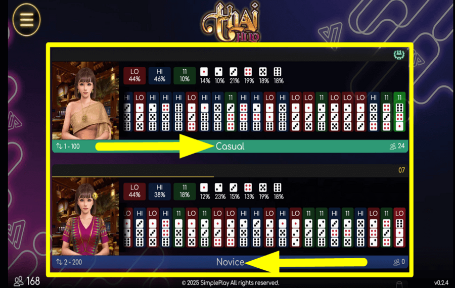 Thai HiLo AJUSTE EL NIVEL.