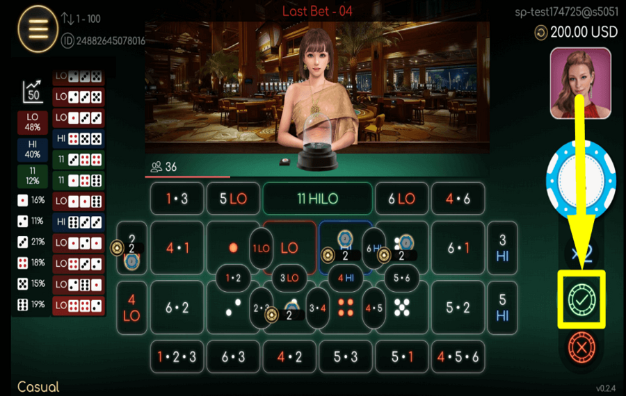 Thai HiLo APRUEBA LA APUESTA.