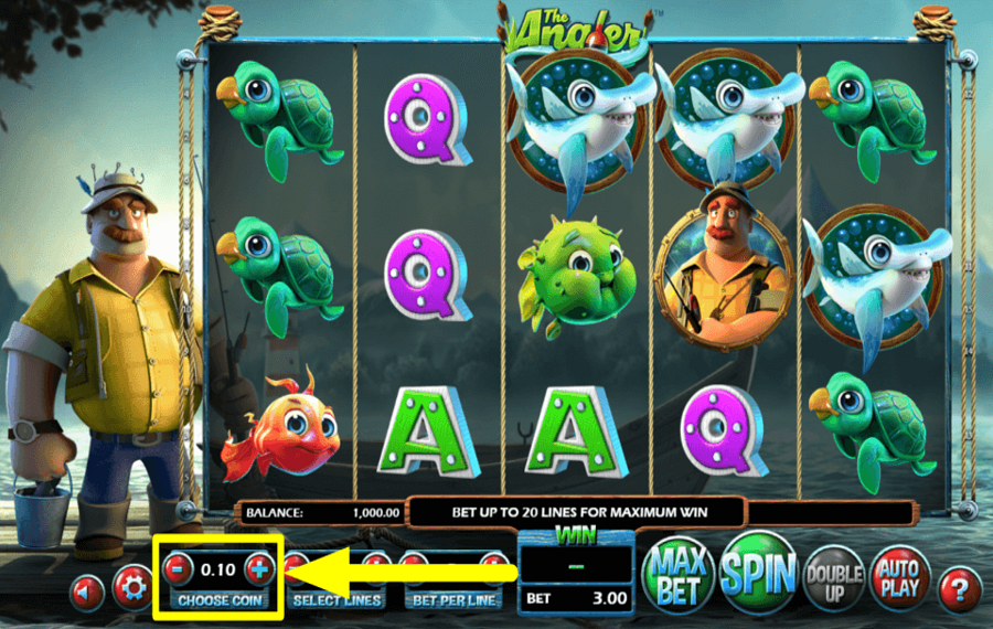 The Angler SCEGLI LE MONETE.