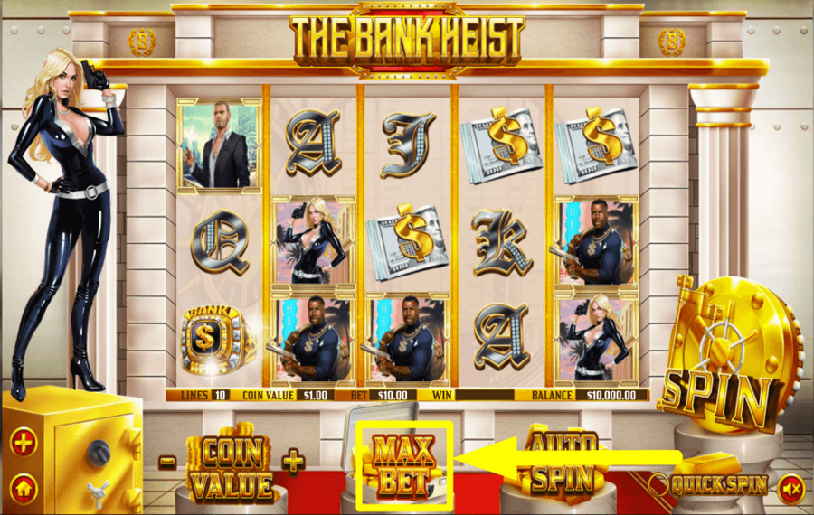 The Bank Heist STAKE IT ALL.