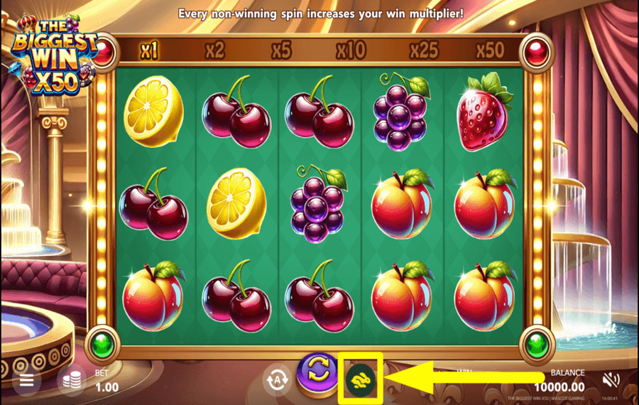The Biggest Win x50 CHANGE SPIN SPEED.