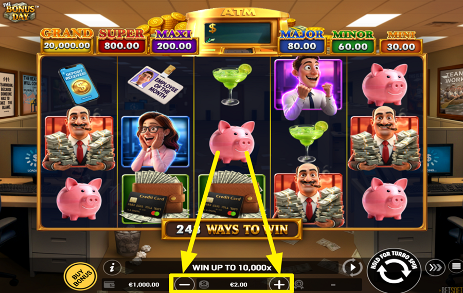 The Bonus Day DECIDE ON YOUR STAKE.