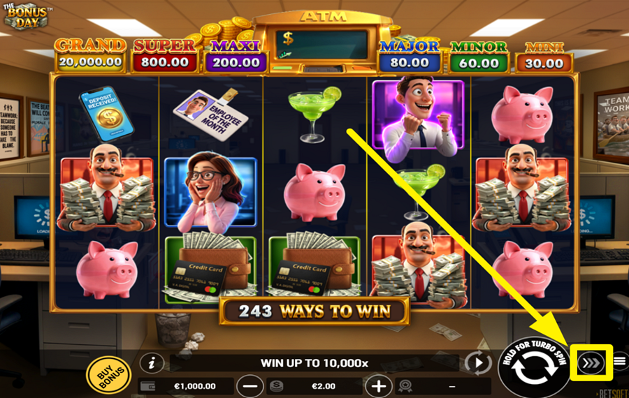 The Bonus Day SPEED UP THE ACTION.