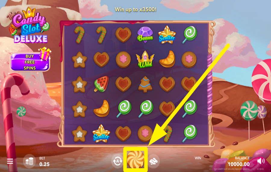 The Candy Slot Deluxe PARTICIPATE IN THE FUN!