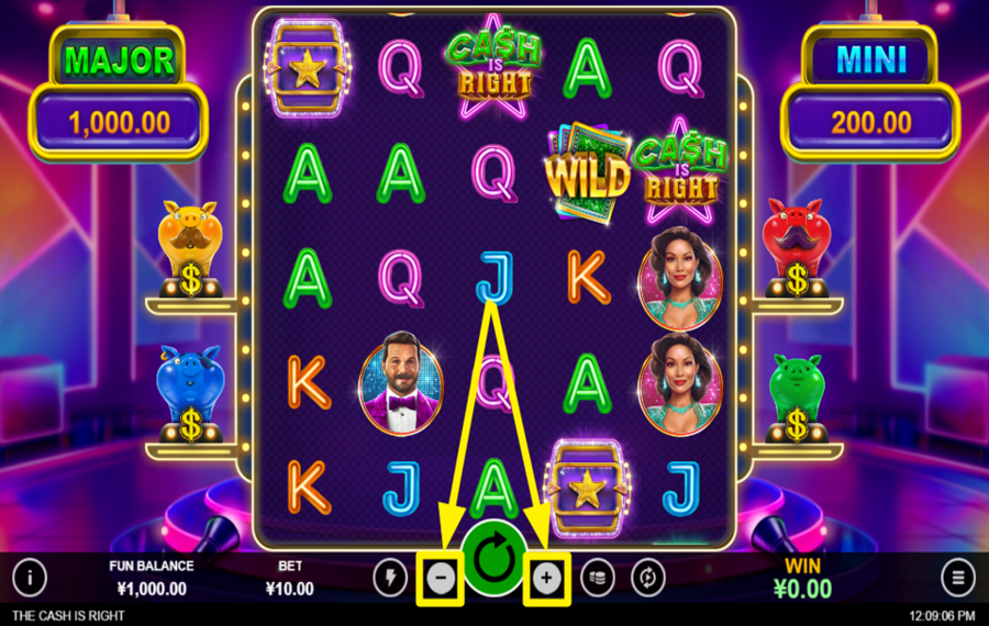 The Cash is Right ASSIGN A BET VALUE.