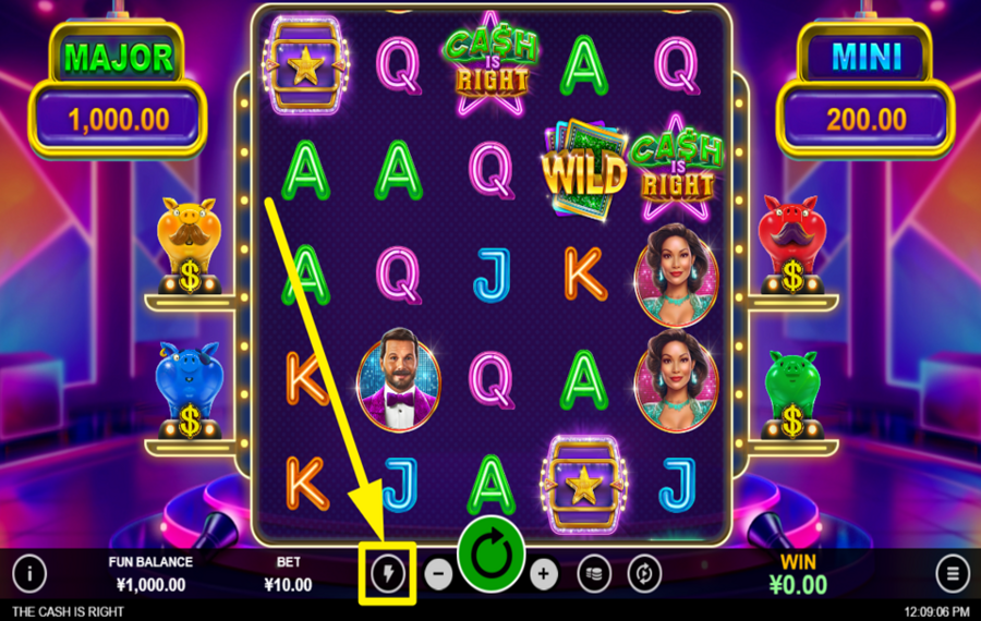 The Cash is Right UNLEASH TURBO CHARGE.