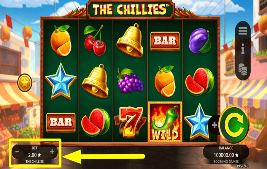 The Chillies PLACER VOTRE PARI TOTAL.