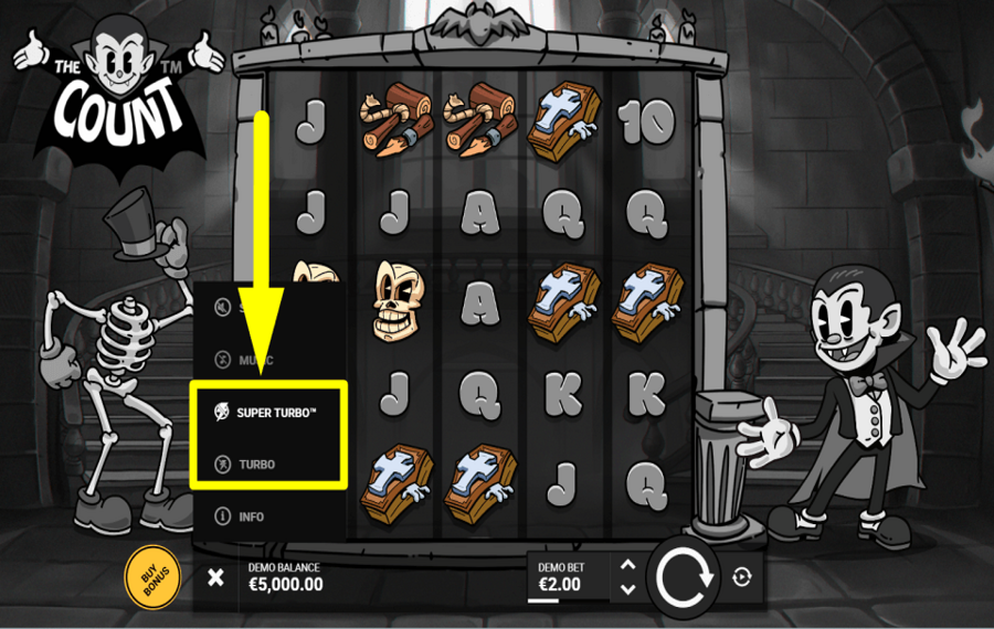 The Count ACTIVATE TURBO MODE.
