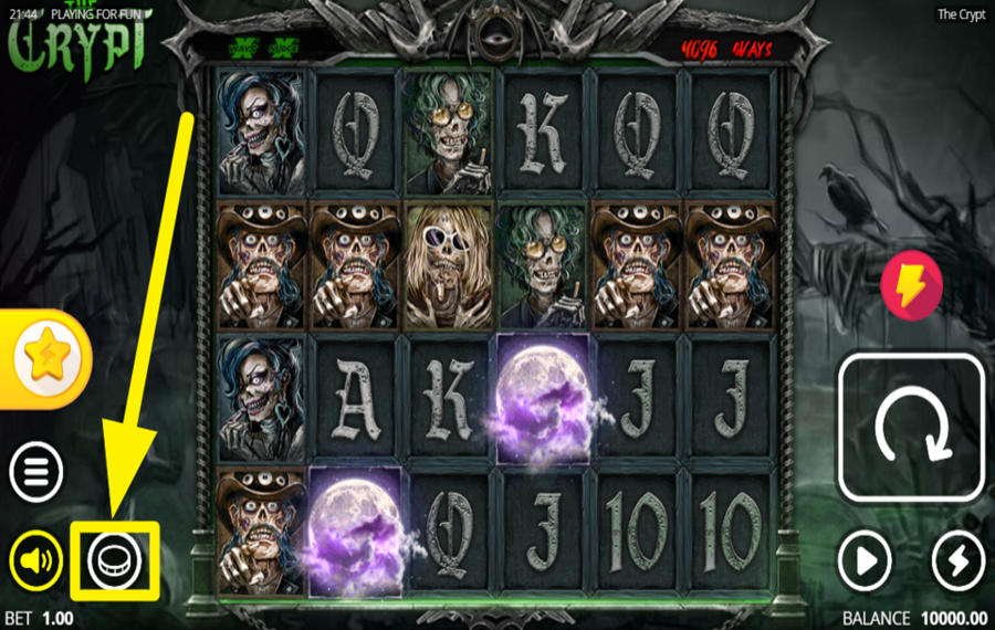 The Crypt PRÉCISEZ VOTRE PARI.