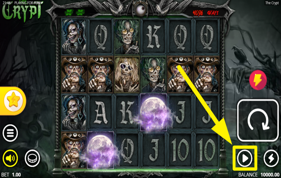 The Crypt LANCEZ DES SPIN AUTOMATIQUES.