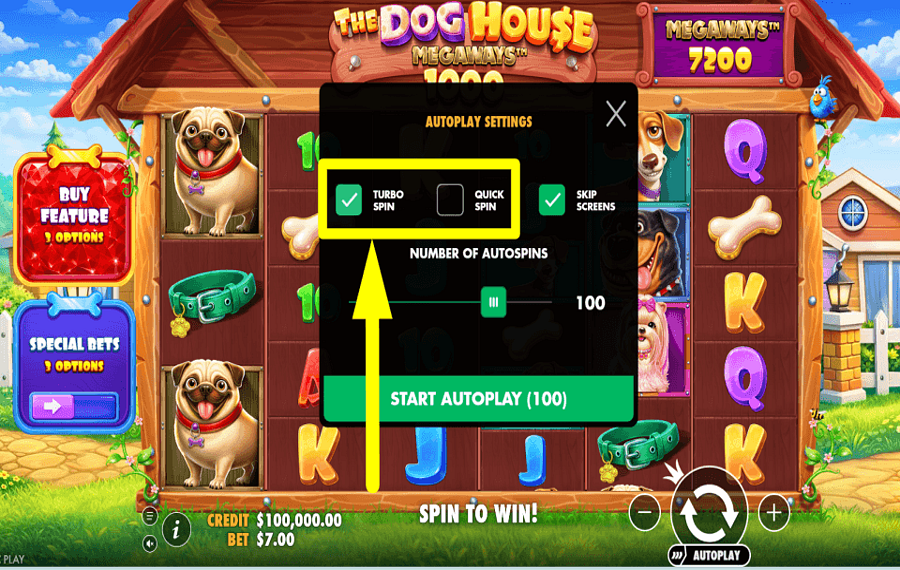 The Dog House Megaways 1000 ATTIVA LA MODALITÀ TURBO.