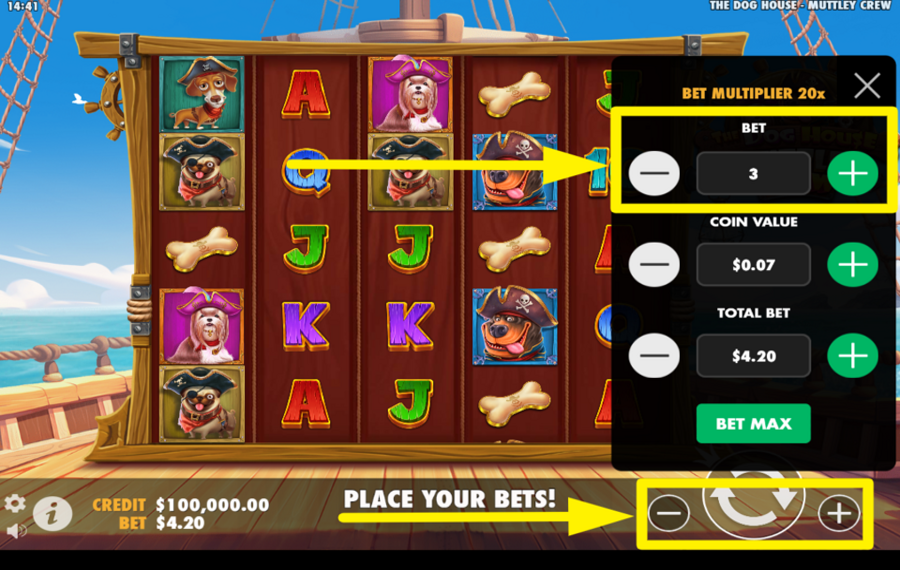 The Dog House Muttley Crew PICK A BET LEVEL.