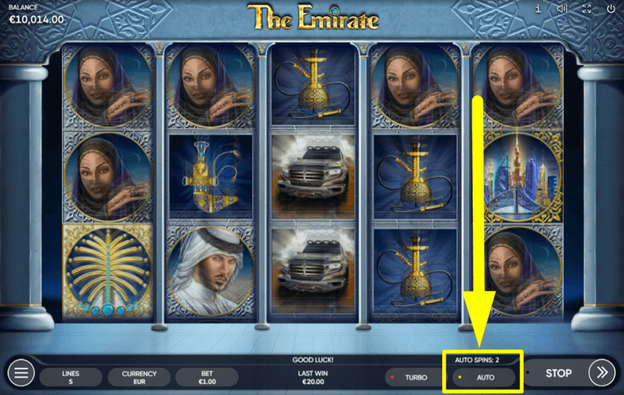 The Emirate UTILICE LA FUNCIÓN “REPRODUCCIÓN AUTOMÁTICA”.