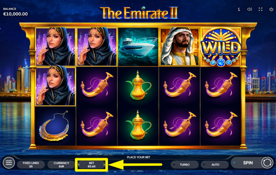 The Emirate II ESTABLECE TU APUESTA.