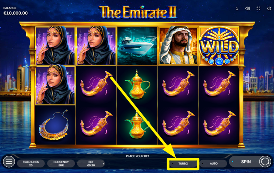 The Emirate II CAMBIAR LA VELOCIDAD.