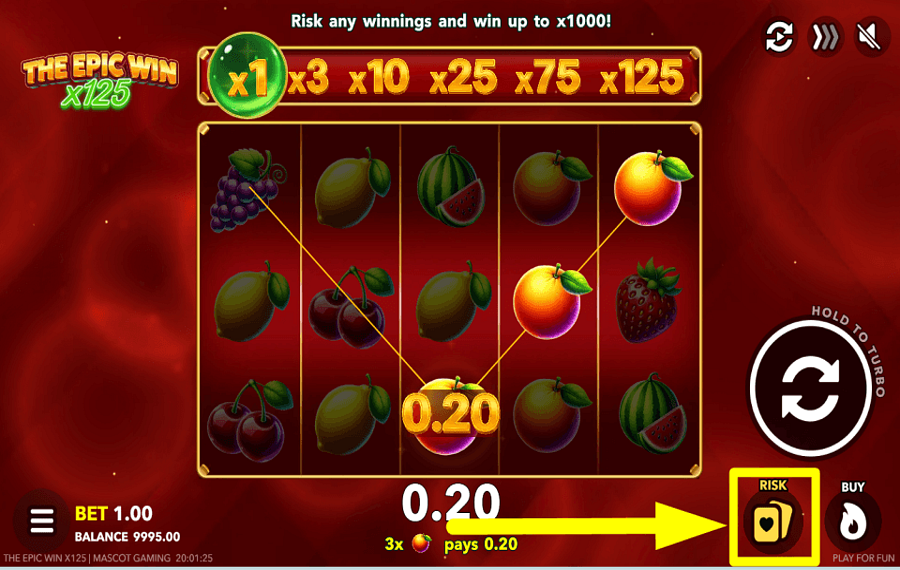 The Epic Win x125 ПОПЫТКА СЫГРАТЬ В АЗАРТНУЮ ИГРА.
