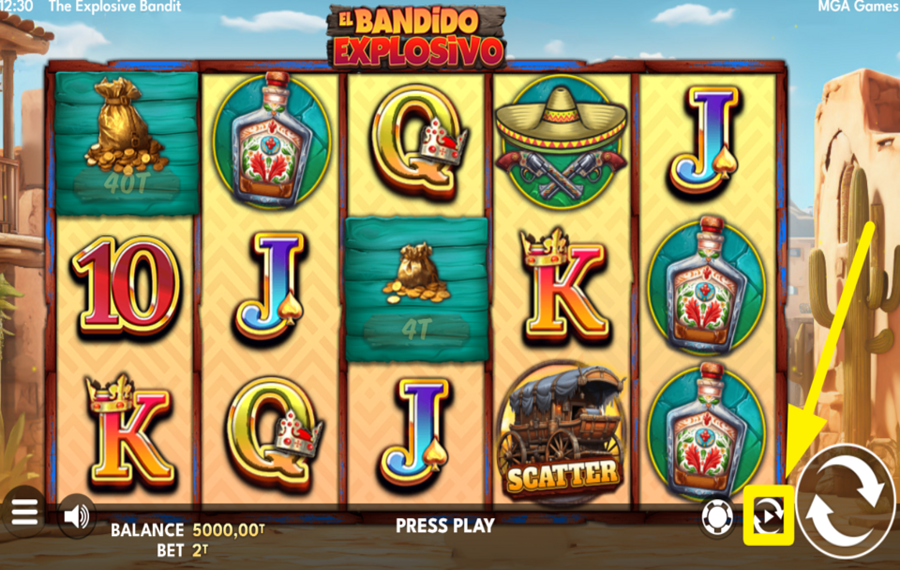 The Explosive Bandit UTILISER LA LECTURE AUTOMATIQUE.