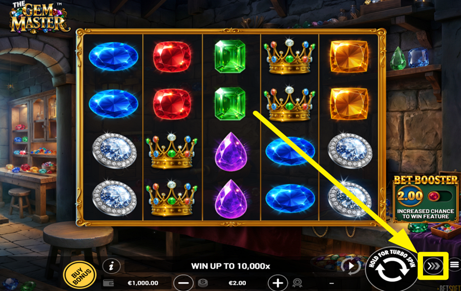 The Gem Master AMP UP THE GAME.