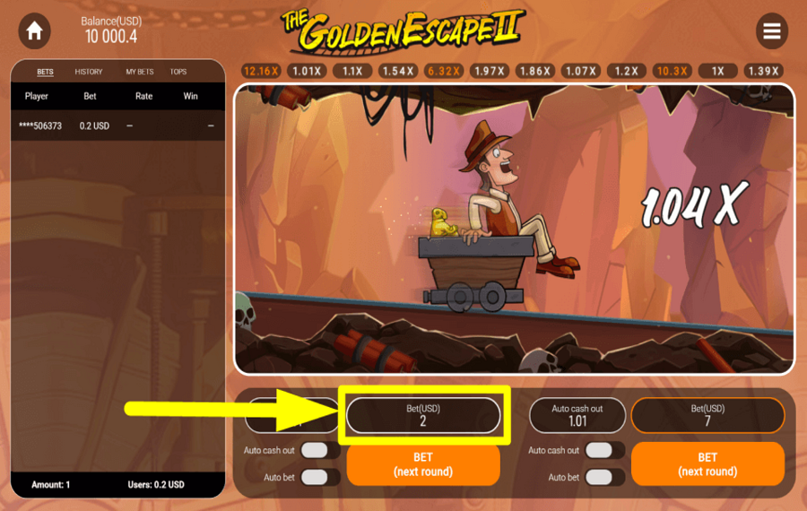 The Golden Escape 2 AJUSTEZ LA MISE.