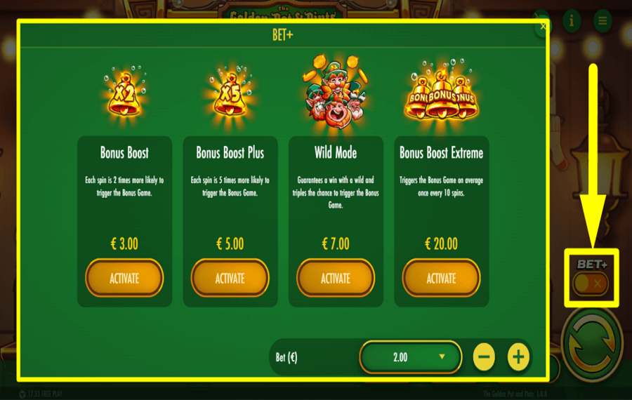 The Golden Pot and Pints ПРИМЕНИТЕ СТАВКУ АНТЕ.