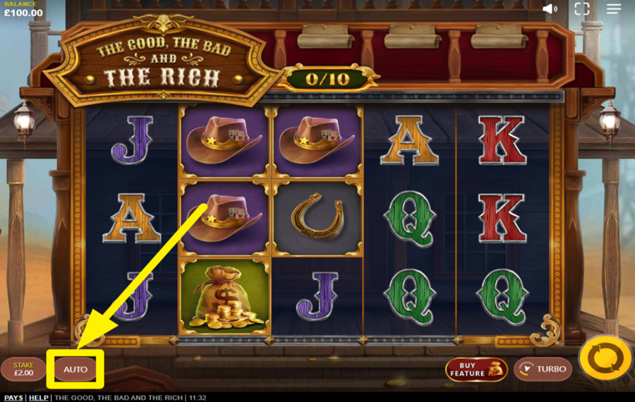 The Good The Bad and The Rich АКТИВИРУЙТЕ АВТОМАТИЧЕСКОЕ ОТЖИМАНИЕ.