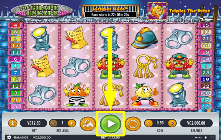 The Grape Escape CLICK “PLAY” TO START THE GAME.