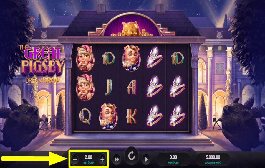 The Great Pigsby Dream Drop SELECCIONA TU APUESTA.