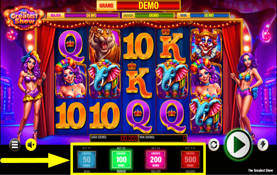 The Greatest Show DETERMINE THE STAKE.