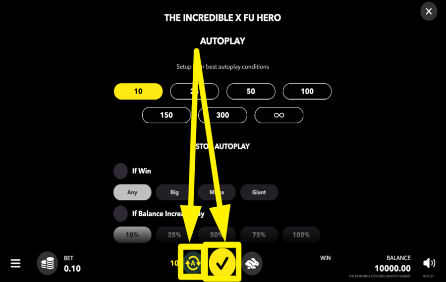 The Incredible X Fu Hero TRIGGER AUTOMATIC PLAY.