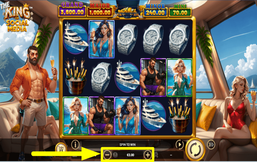 The King of Social Media CAST YOUR WAGER.