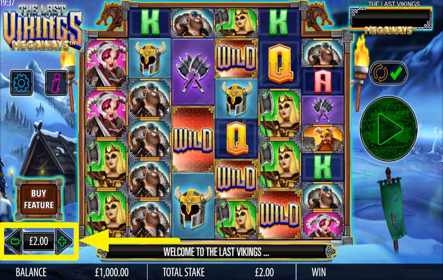The Last Vikings CHOOSE YOUR BET.