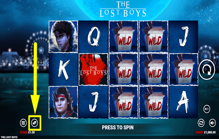 The Lost Boys Rapid Fire Jackpots ИЗМЕНИТЕ ОБЩУЮ СТАВКУ.
