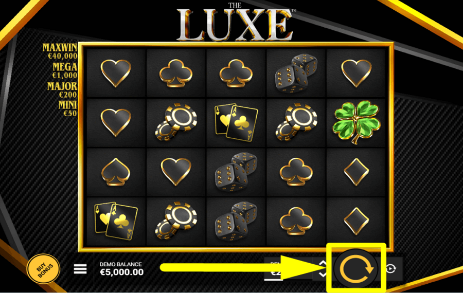 The Luxe SPIN FOR REWARDS.
