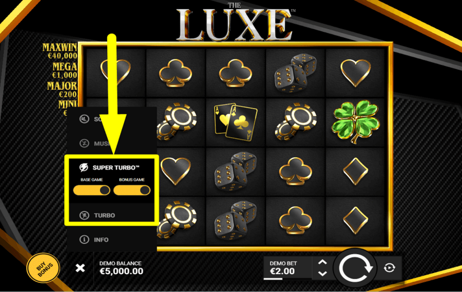 The Luxe SPEED UP THE GAME.