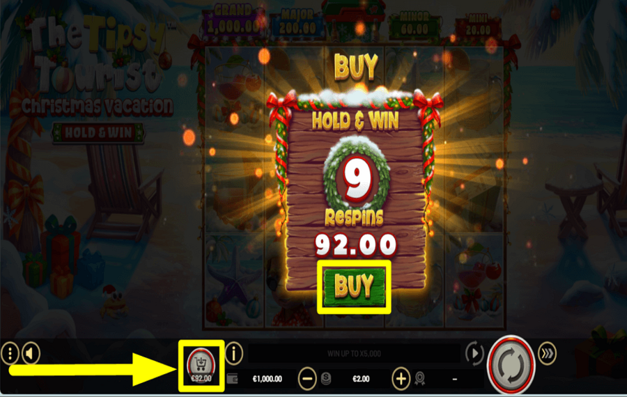 The Tipsy Tourist Christmas Vacation Hold and Win SHOP FOR SPINS.