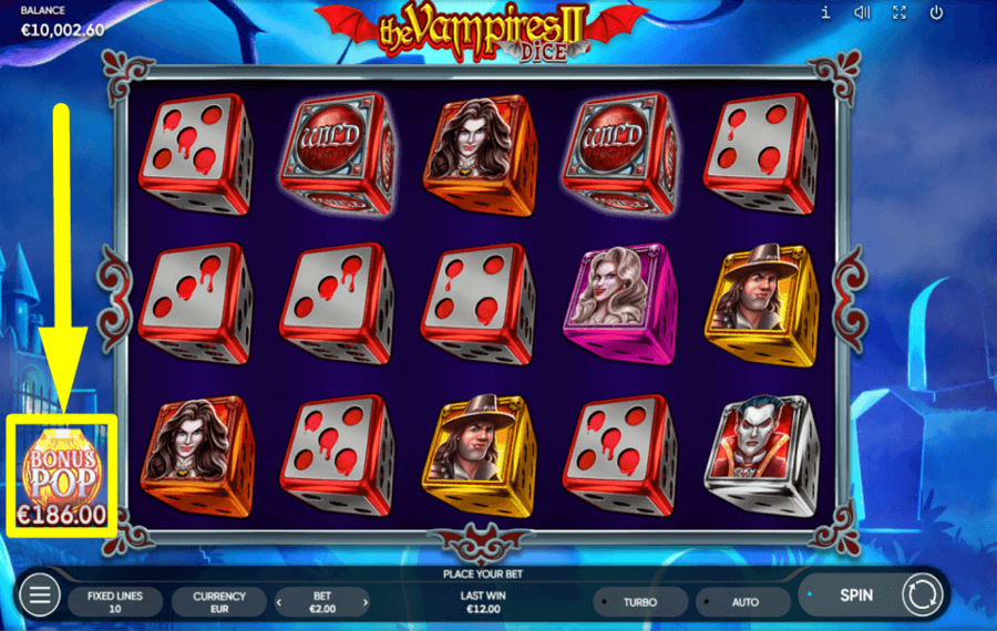 The Vampires II Dice ACQUISTA I BONUS.