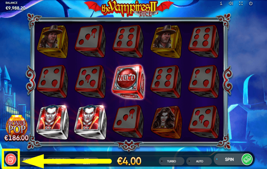 The Vampires II Dice GIOCA LE TUE VINCITE.