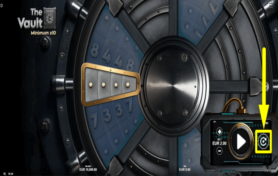 The Vault Minimum x10 ПРОДОЛЖИТЬ АВТОМАТИЧЕСКИ.