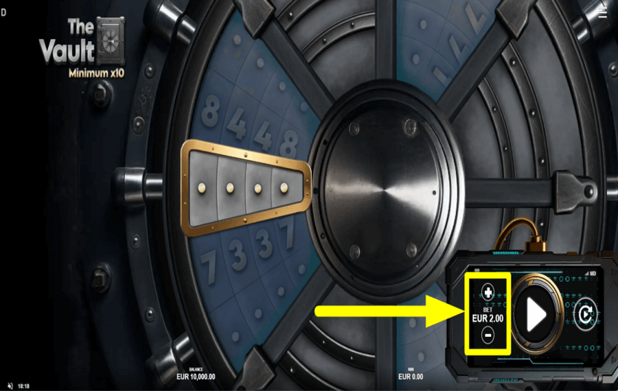 The Vault Minimum x10 ВЫБЕРИТЕ СВОЮ СТАВКУ.