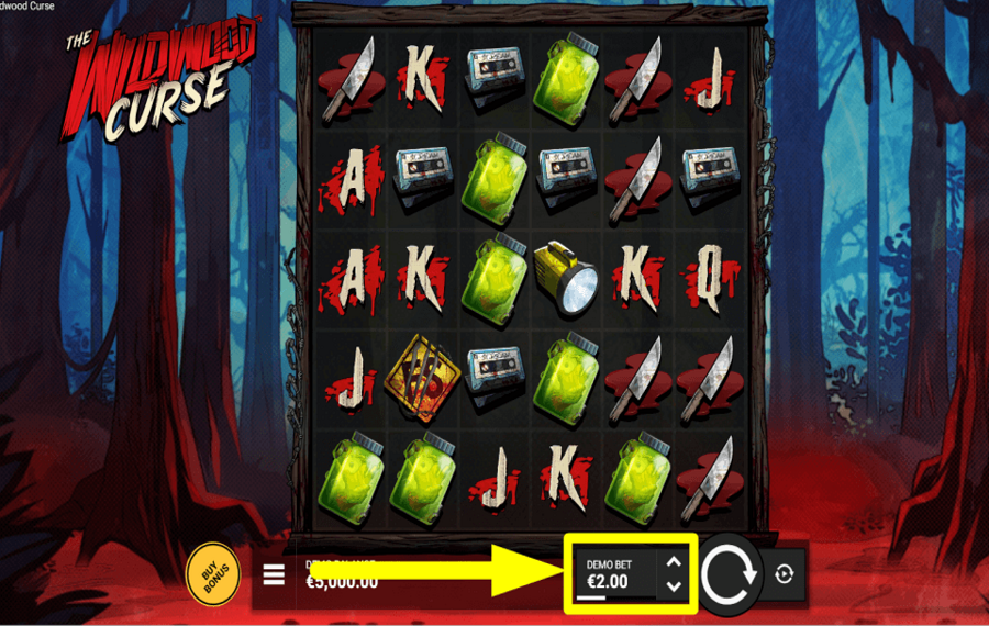 The Wildwood Curse CAST YOUR BET.