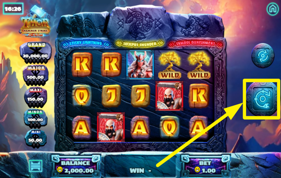 Thor Hammer Strike Xtreme Power Pots GIRA PER VINCERE!