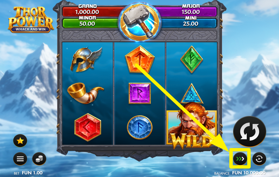 Thor Power Whack and Win DÉCHAÎNEZ LA PUISSANCE DU TURBO.