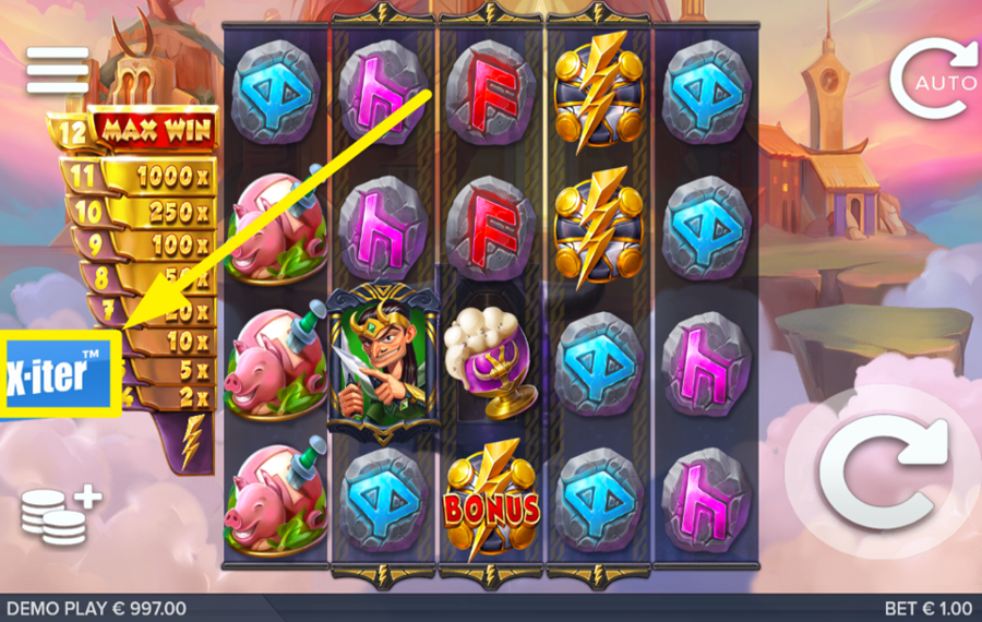 Thoro AKTIVIEREN SIE DIE X-ITER-FUNKTION.