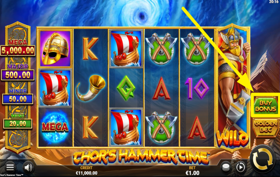 Thors Hammer Time PURCHASE A BONUS FEATURE.