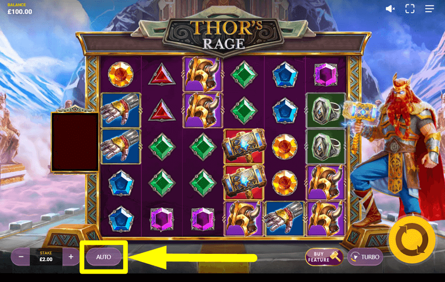 Thors Rage AUTOMATISCH FORTFAHREN.