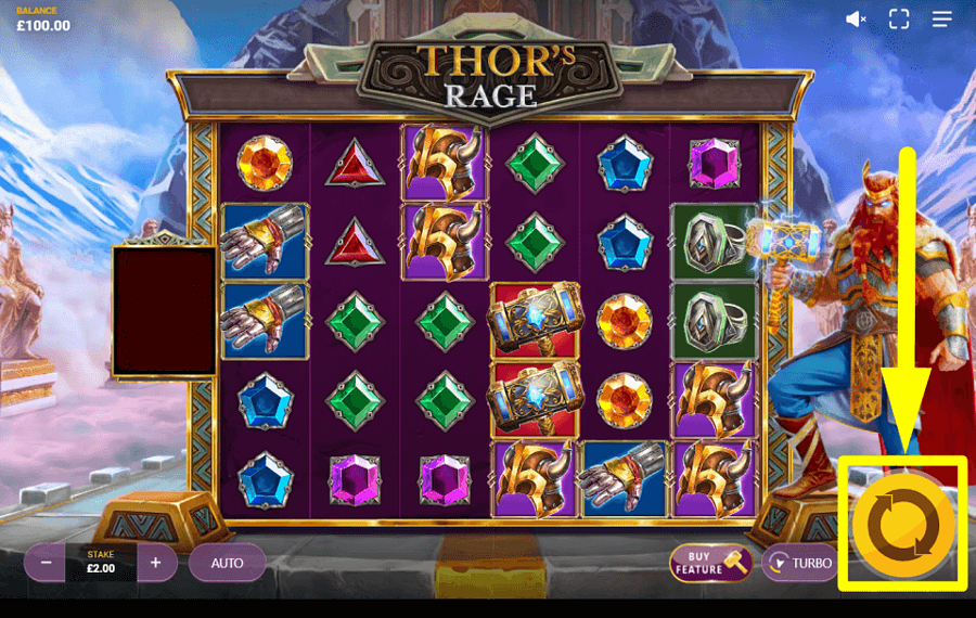 Thors Rage SPIELEN SIE UM BELOHNUNGEN.
