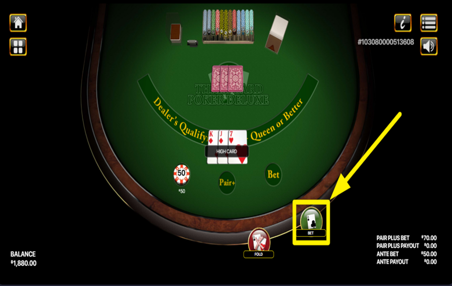 Three Card Poker Dual AJOUTEZ UN DEUXIÈME PARI.