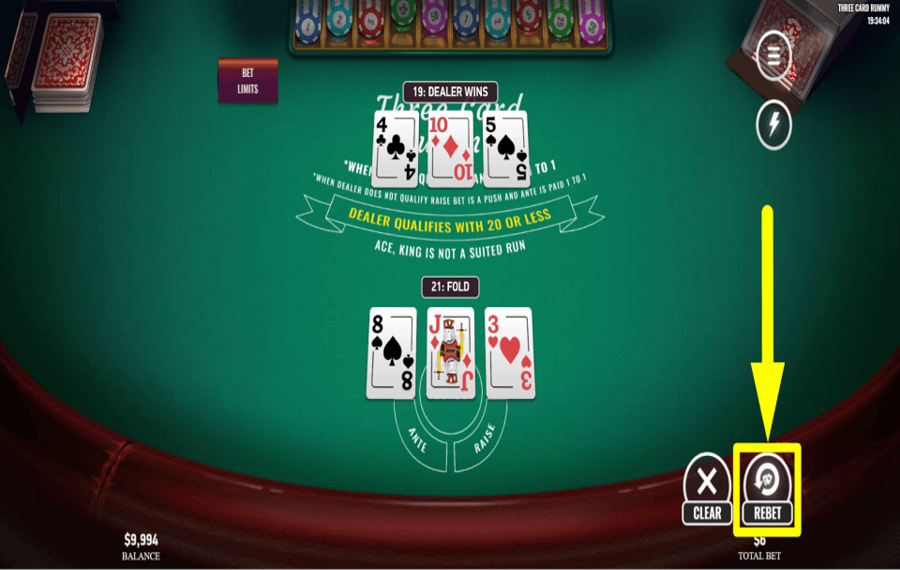 Three Card Rummy JOUEZ UNE FOIS DE PLUS.